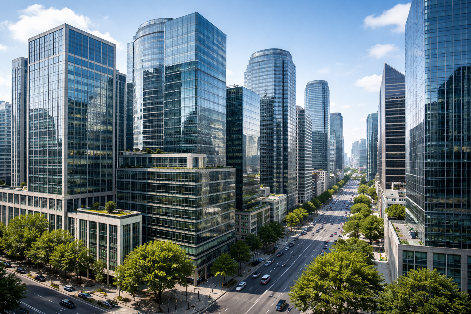 Modern corporate office